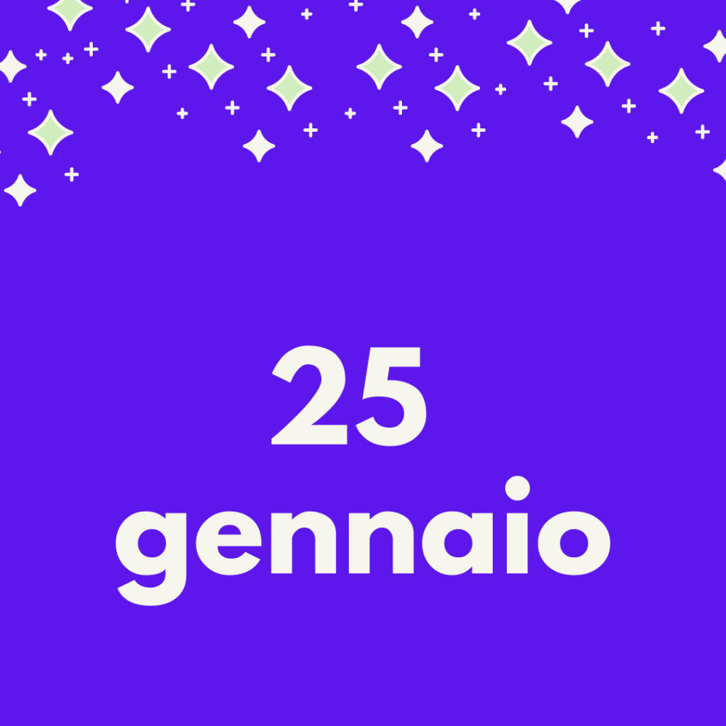 25 gennaio